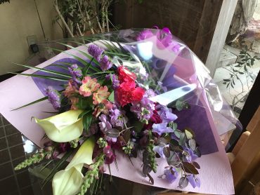 古希のお祝い花束｜「花はあんどう」　（鳥取県倉吉市の花キューピット加盟店 花屋）のブログ